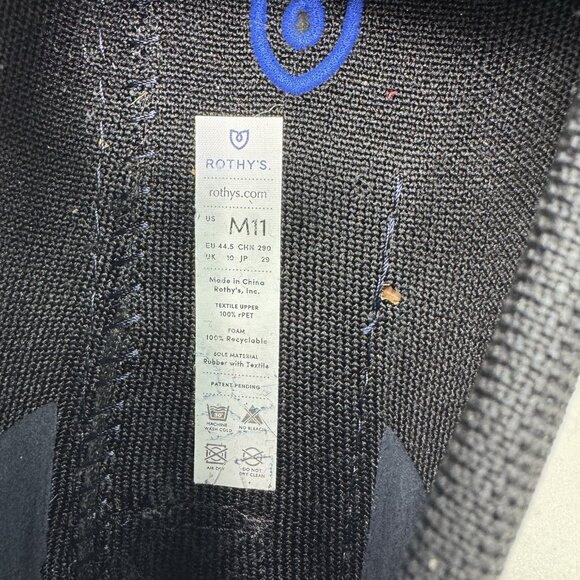 Rothy’s The Driving Loafer Black Slip On Shoes Men’s Size 11 - Picture 8 of 9